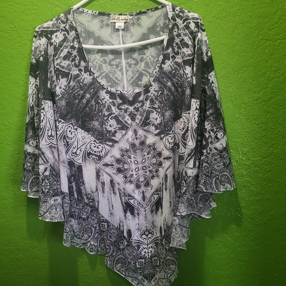 World Unity Women's Chiffon Top